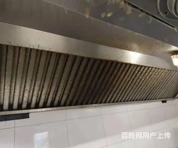 昆山淀山湖饭店单位食堂油烟机清洗 风机净化器清洗 - 图片 2