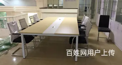 厦门会议桌长条桌接待桌简约现代洽谈桌接待桌椅组合 - 图片 8