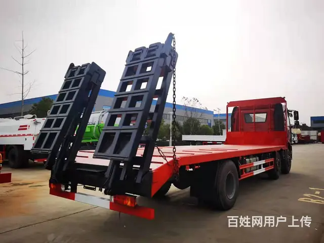 拖220挖机钻机平板车 解放江淮三轴拖车报价可分期 - 图片 9