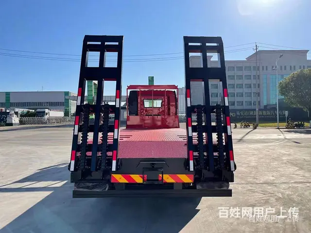 国六解放前四后八拖板车 挖机平板车 载重能力强 - 图片 7