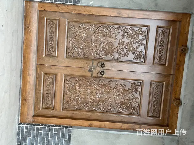 四川眉山中式木门花格木窗实木门窗 - 图片 6