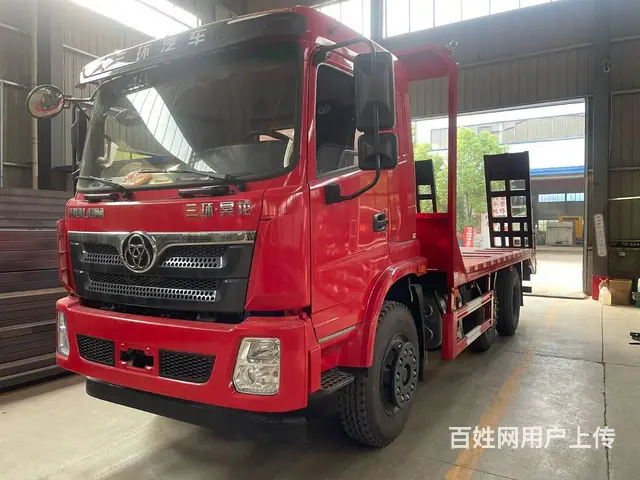 三环昊龙提升桥平板车 拉大挖机拖车 运输拖车 - 图片 2