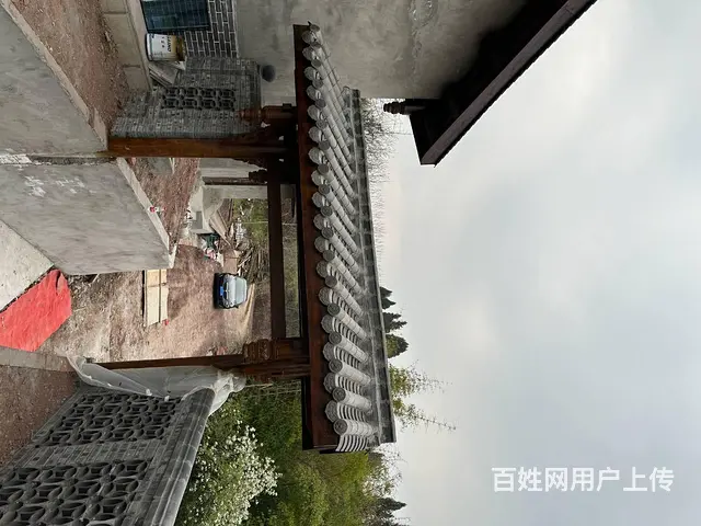 四川自贡中式四合院装修自家修建实木门 - 图片 2