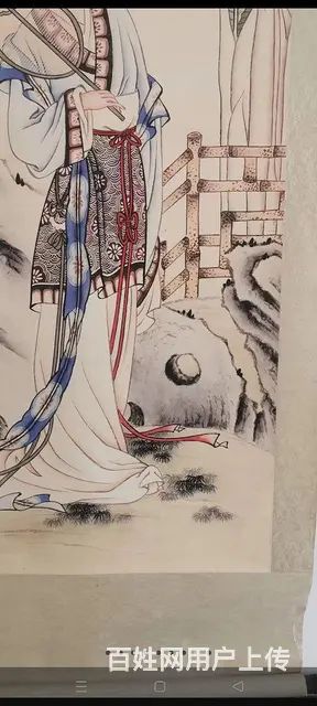 清代名家余集工笔人物画！画工精细漂亮！人物形象栩栩 - 图片 4