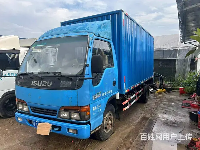 精品天皇五十铃单排双轮4米2车厢带中门 - 图片 1