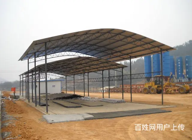 武汉安装彩钢棚、蔡甸搭建彩钢棚东西湖彩钢棚安装雨棚 - 图片 3