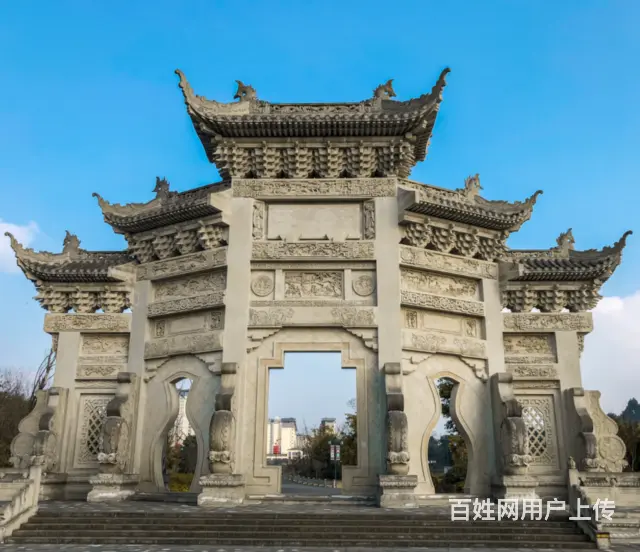 石雕牌楼#传统建筑#大型仿古石雕 - 图片 3