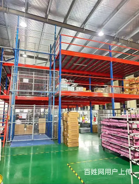 阁楼平台货架重型仓储库房拆装阁楼式货架 - 图片 1