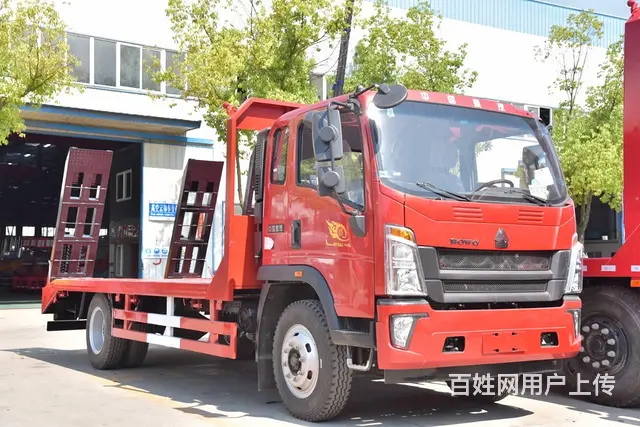 程力厂家直销东风单桥平板运输车拉150挖机以下 - 图片 7