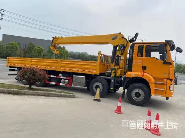 降价处理陕汽德龙8至12吨随车吊 大量现车新车 - 图片 4