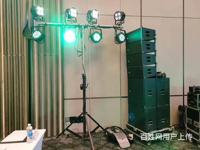 洛阳庆典演出灯光音响设备供应，线阵音响双十五音响音 - 图片 1