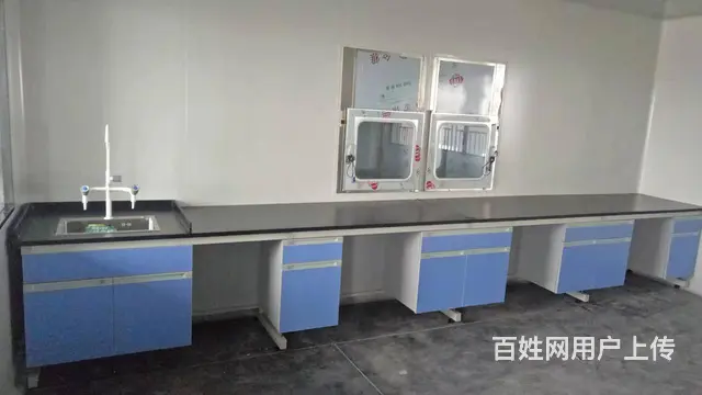 钢木实验台实验室边台边柜试验台工作台实验室操作台实 - 图片 8