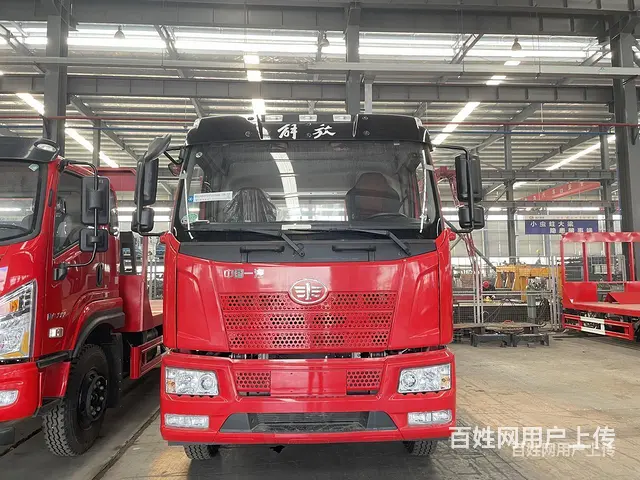 解放拉120挖机平板拖车平板运输车  批发价 - 图片 11