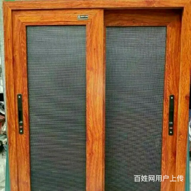 金钢网纱窗纱门.金钢网平开窗成品批发 - 图片 1