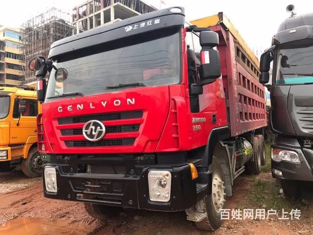 绝对好货红岩杰狮后八轮自卸车，350马力 - 图片 1