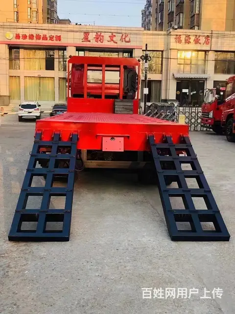 8*2轻量化提升桥挖机拖车 板长9米 - 图片 7