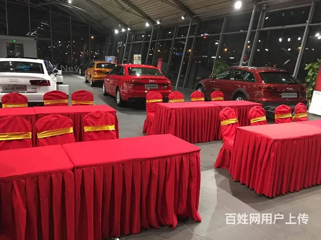 广州黑色桌布出租，蓝色桌布出租，墨绿色桌布出租 - 图片 2