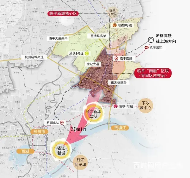 临平翁梅地铁350米、滨江住宅、总价240万左右 - 图片 7