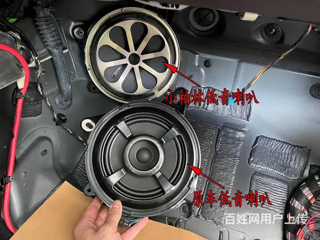奔驰GLE350e升级改装小柏林之声音响安装效果 - 图片 2