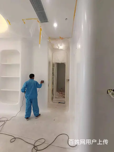 珠海中山地区  艺术漆  背景墙  乳胶漆低至十块 - 图片 7