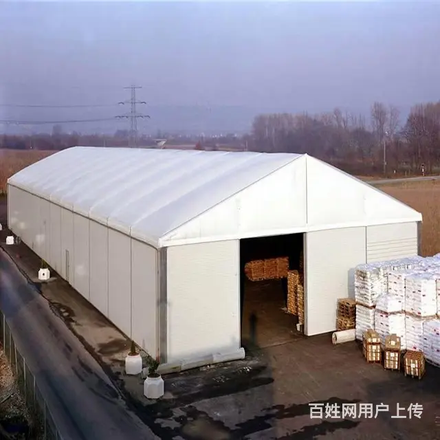 仓储环保大蓬防雨棚铝合金材质内部宽敞无立柱 - 图片 2