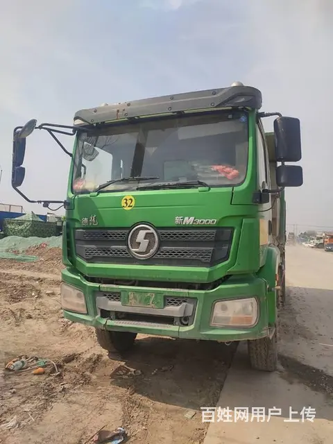 二手德龙新M3000法规自卸车 5米8箱环保渣土车 - 图片 1