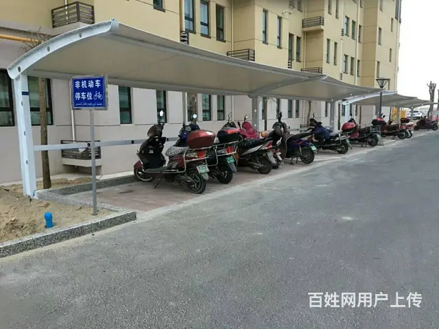 小区车棚，小区雨棚，充电棚 常州本地工厂定做安装 - 图片 5