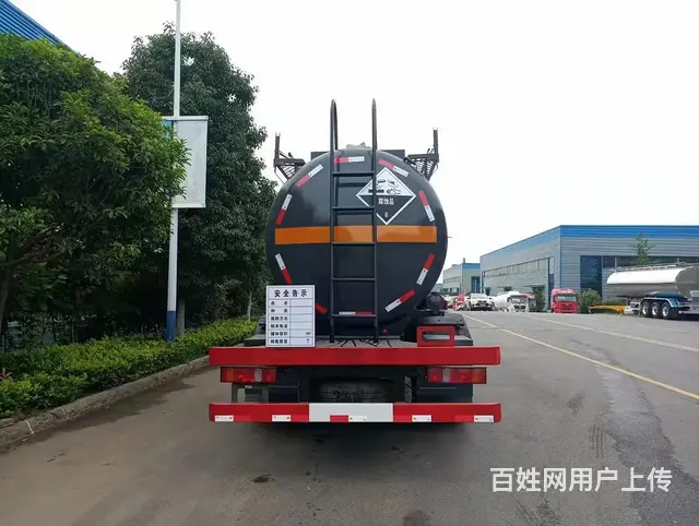 350马力汕德卡前四后八20吨次氯酸钠罐式车哪个厂家质量好 - 图片 5