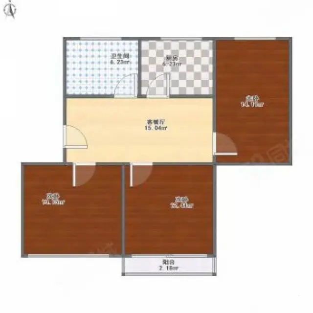 朝阳小区4楼精装修1000元月拎包入住 - 图片 7