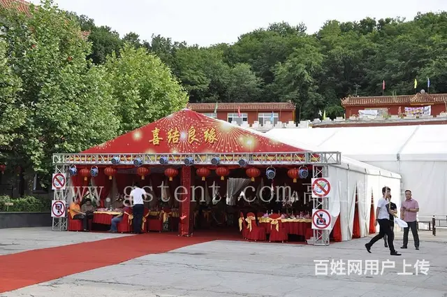 高山建筑厂家定制 户外婚庆帐篷 铝合金展览篷房 - 图片 2