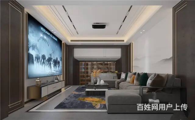新中式|300平米常州得园别墅装修案例 - 图片 5