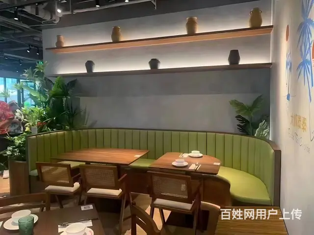 饭店卡座厂家来图定制 S型卡座U型卡座L型异形卡 - 图片 3
