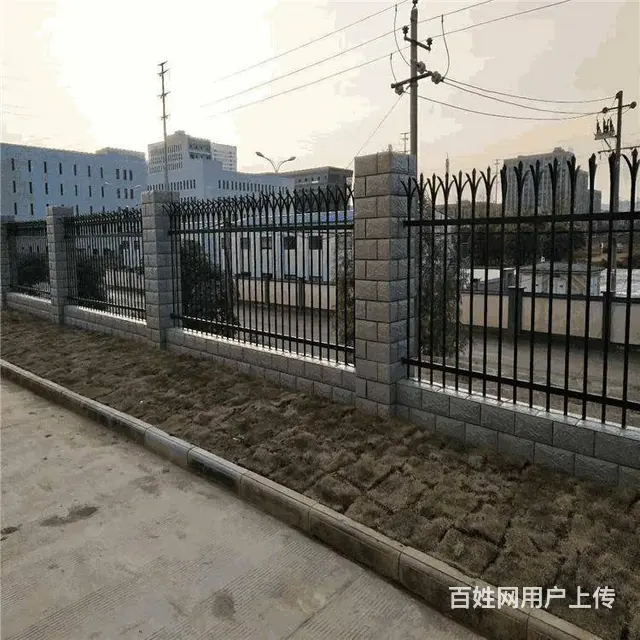 公园锌钢栅栏 包安装铁艺围墙栏杆 - 图片 3