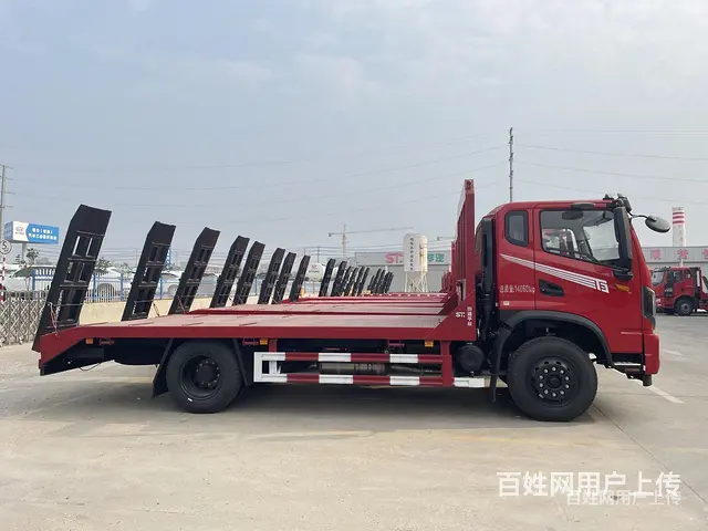 法士特8档挖机拖板车 平板车 分期付款 - 图片 1