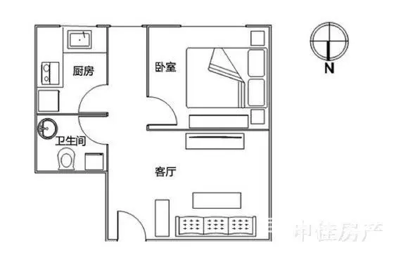 南大街振华国际一室一厅海景好房出租了 - 图片 8