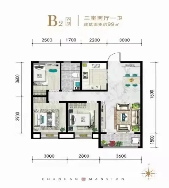 长安府全系18层小高   花同样的钱享品质社区 - 图片 3