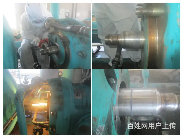 氢压机轴磨损几小时就可以修复好的方法 - 图片