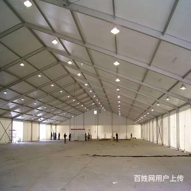 仓库篷房 临时生产车间大棚 工业厂房搭建 拆搭灵活 - 图片 2