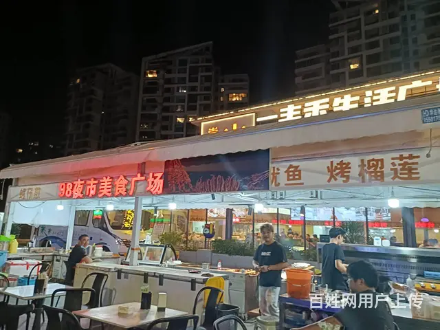 （51旺铺推荐）三亚湾98夜市美食街广场90平烧烤店转让 - 图片 8
