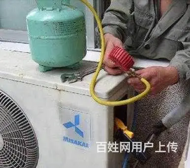 杭州紫金港路空调维修，紫金港北路空调清洗清洗加氟 - 图片
