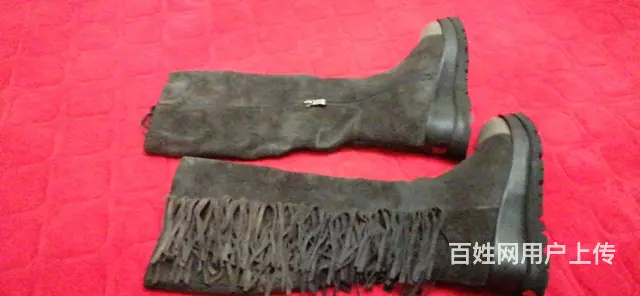全新全牛皮高跟女靴白菜价出售 - 图片 2