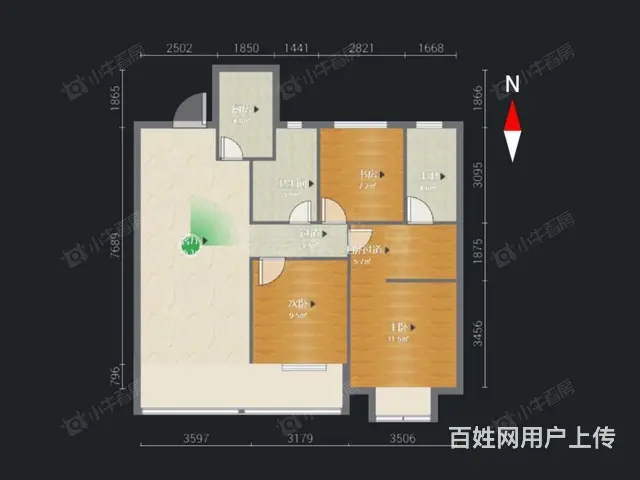 D铁口常发豪庭国际旁新城樾府3室2厅2卫精装新风地 - 图片 12