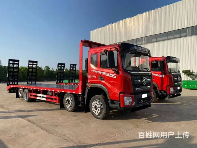 东风华神前四后六平板车 总质量31吨拖大挖机不超重 - 图片 6