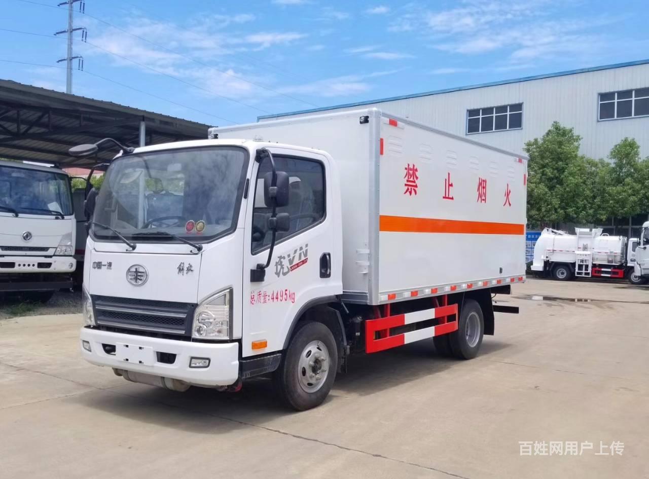 【圖】- 解放藍牌拉氨水廂式運輸車廠家價格 - 衡陽常寧貨車 - 常寧