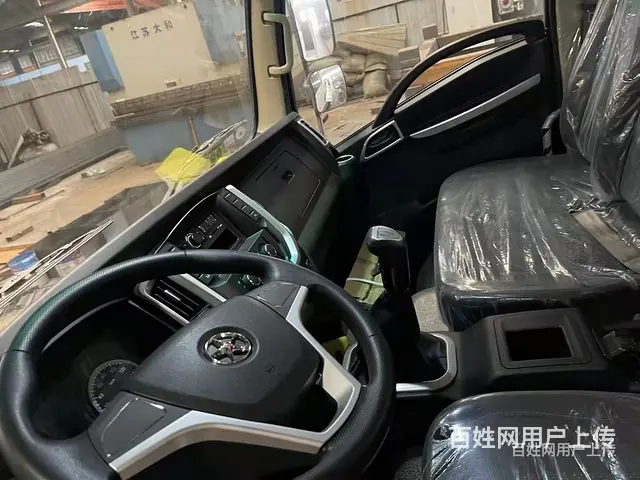 国六大运蓝牌平板拖车 平板运输车 车况好 - 图片 10