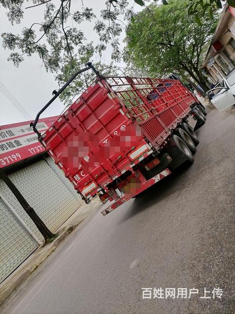 急售北奔重卡13米高栏车，原版车况的图片
