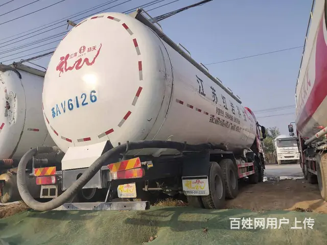 低价出售二手杰狮散装水泥罐车390马力国五前四后八 - 图片 7
