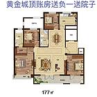 黄金城复式带附一层院子，单价8400起 普通住宅 毛坯房