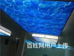 临夏软膜天花uv膜游泳馆吊顶 潍坊软膜天花透光膜 - 图片 3