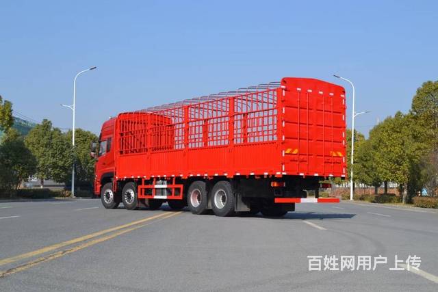 前四后八国六9.6米仓栏式货车 高栏式货车 可分期的图片